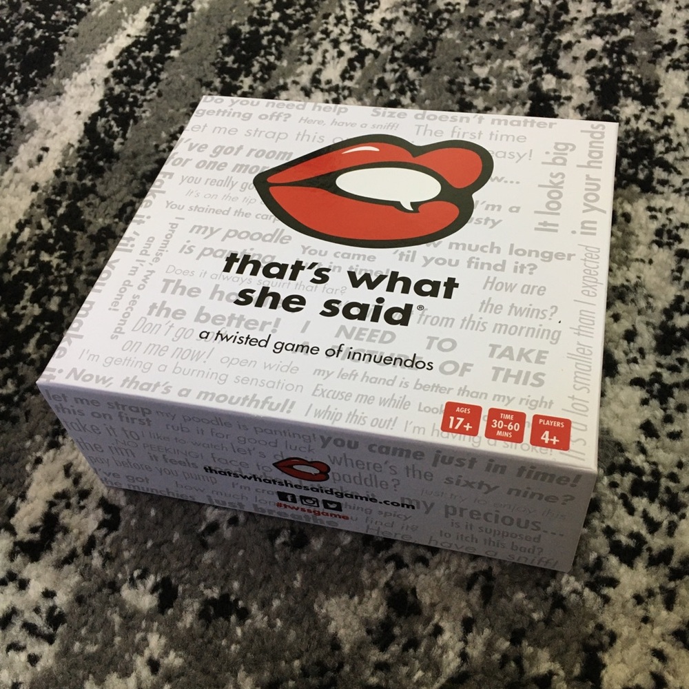 That’s What She Said Party Game
